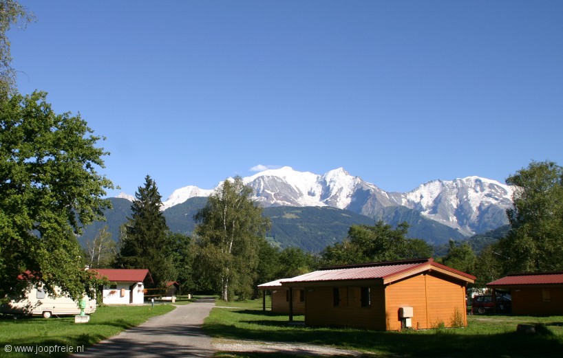 Uitzicht op de Mont Blanc